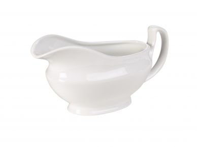 Genware Porcelain Sauce Boat 14cl/5oz - Pack of 6