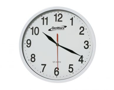 Wall Clock White 24cm Dia