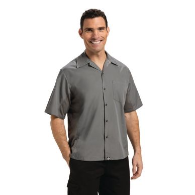 Chef Works Unisex Cool Vent Chefs Shirt Grey