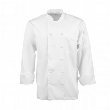 Chef Works Calgary Cool Vent Unisex Chefs Jacket White