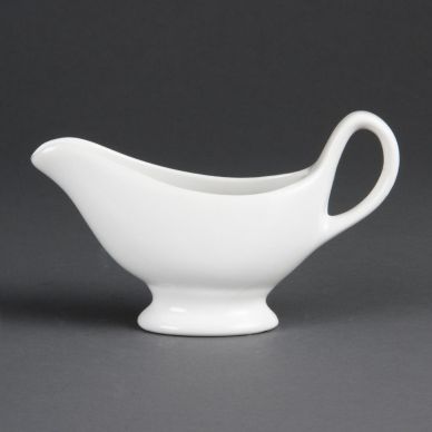 Olympia Whiteware Gravy Boats 215ml 7½oz (Pack of 6)