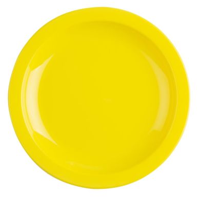 Olympia Kristallon Polypropylene Plates Yellow 174mm (12 pack)