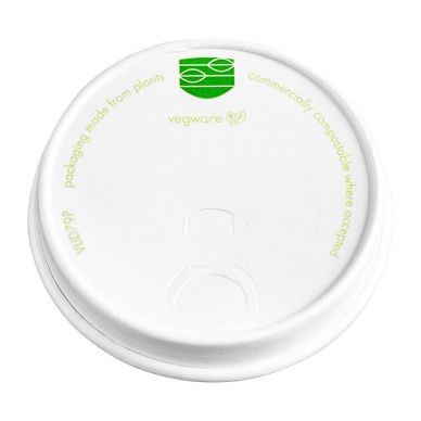 Vegware Compostable 79-Series Paper Hot Cup Lid (Pack of 1000)