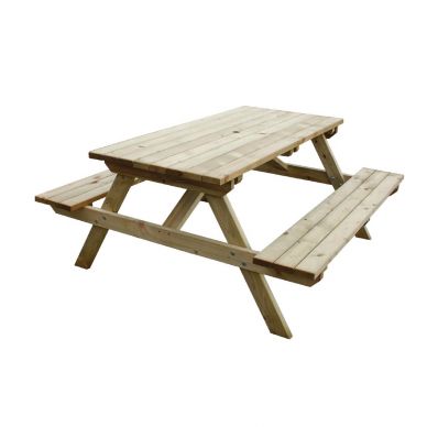 Rowlinson Wooden Picnic Bench 5ft