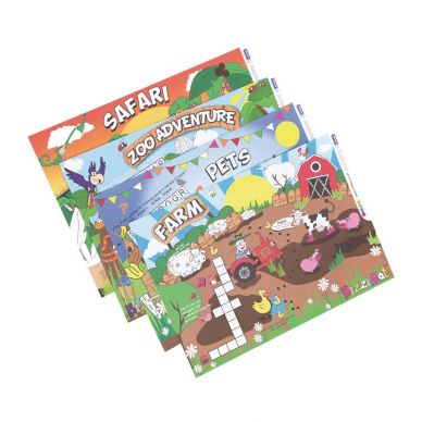 Crafti's Kids Activity Sheet Assorted Designs (Pack of 500)