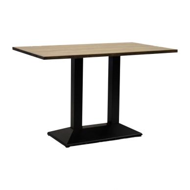 Turin Rectangular Dining Table Weathered Oak 1200x700mm