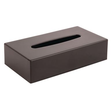 Black Rectangular Tissue Holder