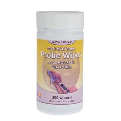 Alcohol-Free Quat-Free Food Probe Wipes (Pack of 200)