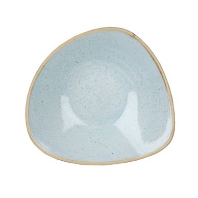 Churchill Stonecast Triangle Bowl Duck Egg Blue 265mm (Pack of 12)