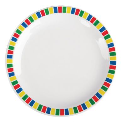 Olympia Kristallon Fairground Melamine Side Plates 160mm (Pack of 12)