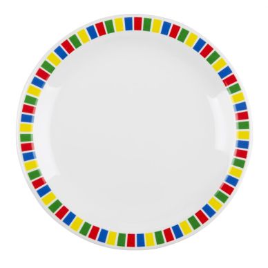 Olympia Kristallon Fairground Melamine Side Plates 160mm (12 pack)