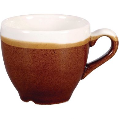 Churchill Monochrome Espresso Cup Cinnamon Brown 89ml (Pack of 12)