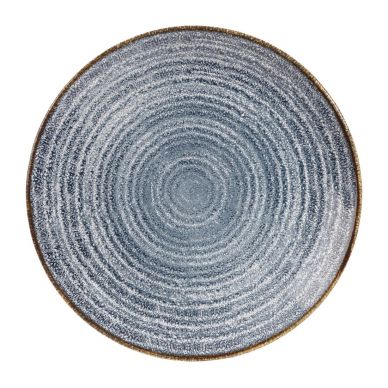 Churchill Studio Prints Homespun Coupe Plates Slate Blue 217mm (Pack of 12)