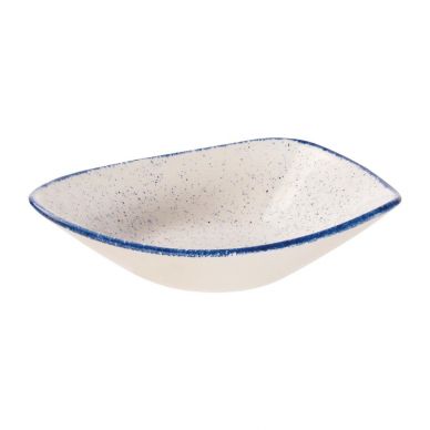 Churchill Stonecast Hints Triangle Bowls Indigo Blue 235mm (Pack of 12)