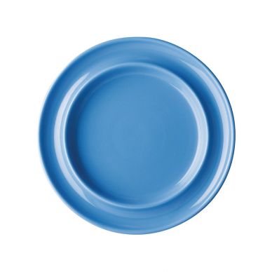 Olympia Heritage Raised Rim Plates Blue 203mm (Pack of 4)