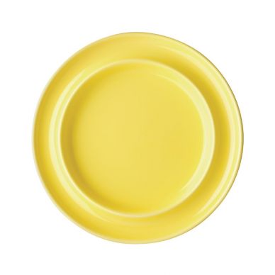 Olympia Heritage Raised Rim Plates Yellow 203mm (Pack of 4)