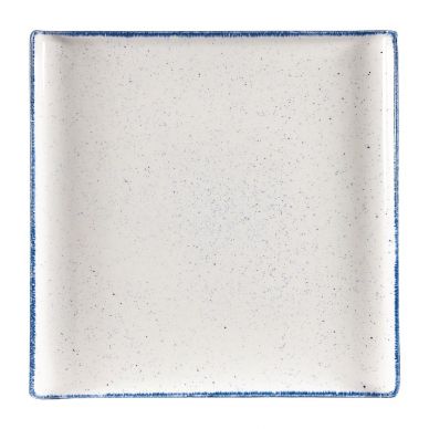 Churchill Stonecast Hints Square Plates Indigo Blue 303mm (Pack of 4)