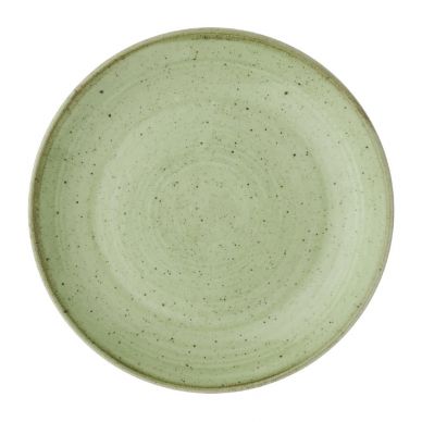 Churchill Stonecast Sage Green Coupe Plates (Pack of 12)