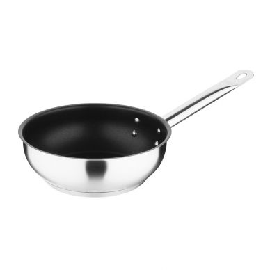 Vogue Non-stick Teflon Stainless Steel Platinum Plus Saut? Pan 200mm