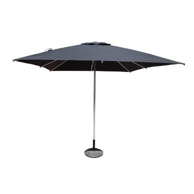 Eden Milan Round Parasol 2.5m Diameter Black