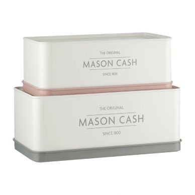 Mason & Cash Innovative Kitchen Set of 2 Rectangular Tins