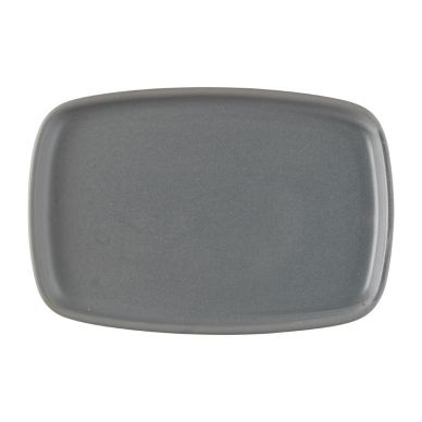 Churchill Emerge Seattle Oblong Plate Grey 222x152mm (Pack of 6)