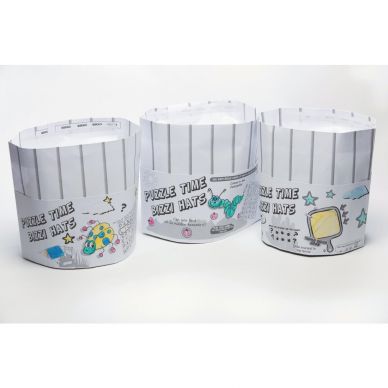 Crafti's Bizzi Kids Paper Chef Hats (Pack of 200)