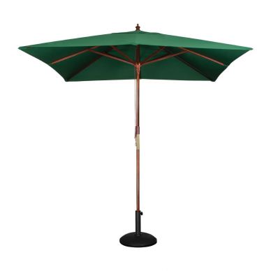 Bolero Square Double Pulley Parasol 2.5m Diameter Green