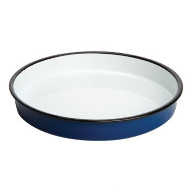 Olympia Enamelled Steel Round Service Tray 320mm