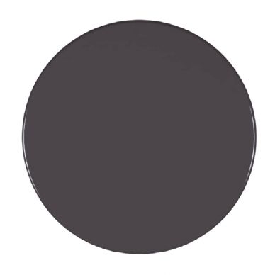 Werzalit Pre-drilled Round Table Top  Dark Grey 600mm