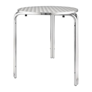 Bolero Round Stackable Bistro Table 600mm