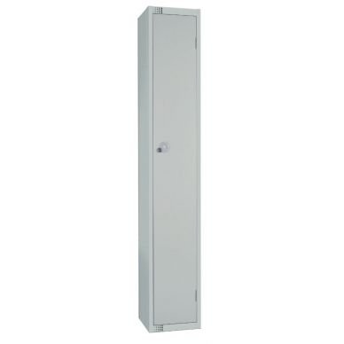 Elite Single Door 450mm Deep Lockers Grey