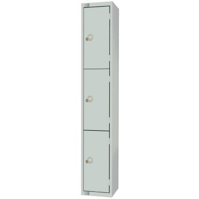 Elite Three Door 300mm Deep Lockers Grey