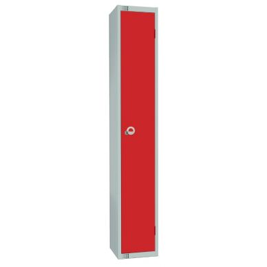 Elite Single Door 300mm Deep Lockers Red