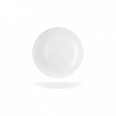 White Osaka Melamine Side Plate 23cm - Pack of 12