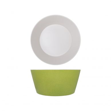 Lime Green Seville Melamine Bowl 22 x 10cm