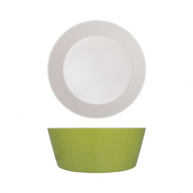 Lime Green Seville Melamine Bowl 26.5 x 10cm