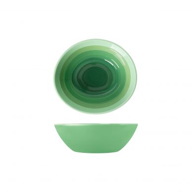 Shoots Green Atlantis Melamine Oval Bowl 23 x 20.5 x 7.5cm - Pack of 6