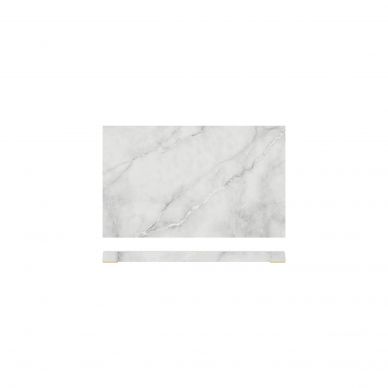 White Marble Agra Melamine GN1/3 Slab 32.5 x 17.6cm