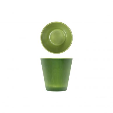 Light Green Glazed Melamine Casablanca Pot 9.5cm - Pack of 6