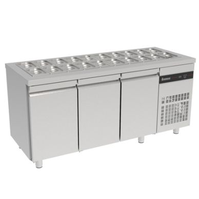 Inomak 3 Door Gastronorm Saladette 429L