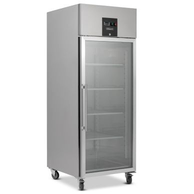 Blizzard Single Glass Door Ventilated GN Freezer 650L