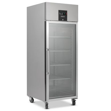 Single Glass Door Ventilated GN Refrigerator 650L