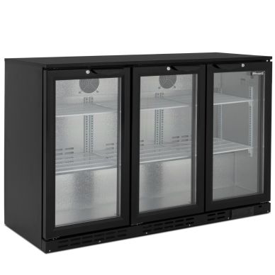 Low Height Triple Hinged Glass Door Bottle Cooler