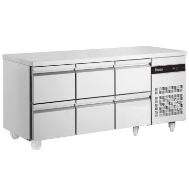 Inomak 6 Drawer 1/1 Gastronorm Counter 429L