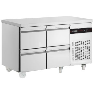 Inomak 4 Drawer 1/1 Gastronorm Counter 274L