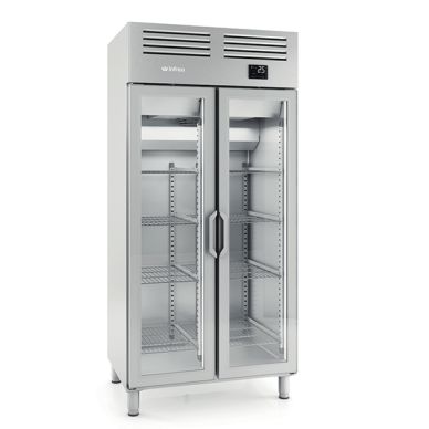 Double Glass Door Gastronorm Refrigerator 745L