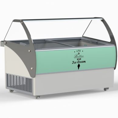 Crystal Ice Cream Display 557L