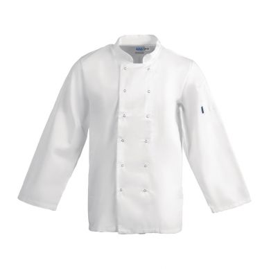 Whites Vegas Unisex Chefs Jacket Long Sleeve White