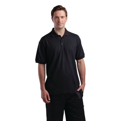 Portwest Unisex Polo Shirt Black